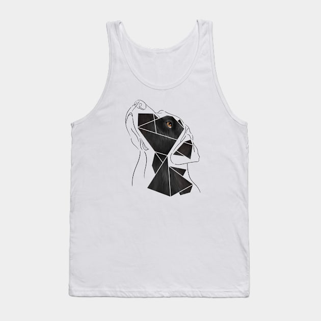 Black Labrador Retriever Tank Top by ImaginativeWild